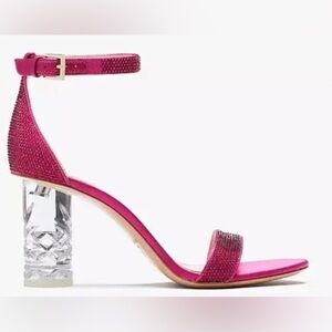 Kate Spade Alora Pave Crystal Sandal Rosa Plum size 7